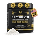 HRDWRK - Electrolytes pulver ketohydrasjon sukkerfri med magnesium, kalium og natrium - 100 serveringer | Økt utholdenhet og redusere tretthet med dette elektrolyter Supplement - Maksimal hydrasjon