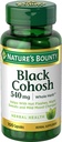 Naturens Bounty svart cohosh rotpiller og herbal helse supplement, naturlig menopausal støtte, 540 mg, 100 kapsler