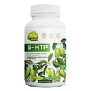 5-HTP Supplement 200mg, støtter sunn søvn og humør med kalsium – ikke-GMO, Glutenfri – 90 kapsler