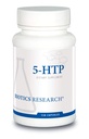 Biotikk forskning 5HTP 50mg 5HTP Hjerne Helse fremmer rolig avslappet humør samlet sans av velvære, serotonin produksjon, 150 kapsler