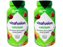 VitaFusion Kalsium 500 mg kosttilskudd Gummies naturlige frukt og krem flavors - 100 ct, pakke med 2