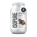 Isopure Low Carb 100% ren Whey Isolate Protein Powder, Laktose Gratis, Glutenfri, Med vitaminer, Nederlandsk Sjokolade, 25g Protein Per Serving, 3,07 Lbs, 41 Serveringer (Packing May Vary)