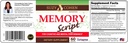 Suzy Cohen Memory Script med Lions Mane, Fosfatidyderin, Grønn Te Ekstrakt og Ginkgo - Brain Support Supplement for fokus - Nootropiske kapsler for kognisjon, raskere minne og humør