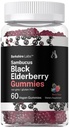 Horbaach Sambucus Black Elderberry Gummies | 60 greve | med sink og vitamin C | Vegan, ikke-GMO, Glutenfri ekstrakt for voksne | Berry Flavor | av Berkshire Labs