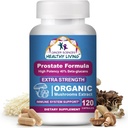 Kreft vitenskap prostata velvære kosttilskudd for menn, USDA Certified Organic Mushrooms Extract, Ekstra styrke 1.500 mg, høy styrke 40% Beta-Glucans, Immun, Anti-Aging, Antioksidanter, 120 Kapsler