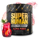 ALPHA LION Core Pre Trening pulver med kreatin for ytelse, Beta Alanine for muskel, L-Citrullin for pumpe og tri-kilde koffein for respondert energi (30 serveringer, fruktpunch flavor)