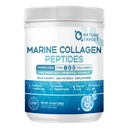 NATURE TARGET Marine Collagen Peptider pulver - Type I & III Collage med probiotika, Vitamin C & Hyaluronsyre for hud, hår, negler, Wild-Caught fisk & Grass-Fed Bovine, 35 serveringer