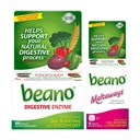 Beano Extra Styrke 100ct & beano Strawberry Meltaways 15ct