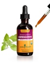 Herb Pharm Certified Organic Ashwagandha Extract dråper for tradisjonell støtte for energi og vitalitet, alkoholfri glyceritt, 2 Oz