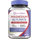 Legens oppskrifter Magnesium Glycinate Supplement, Aminosyre Chelated, ikke-buffert, høy absorpsjon, lett på magen, støtte rolig, Bein, hjerte, energi, Nerve, 90 Vegankapsler
