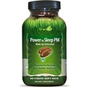 Irwin Naturals Power to Sleep PM - 60 Flytende Soft-Gels - med Melatonin, GABA, Ashwagandha, Valerian Root & L-Theanine - 30 Serveringer