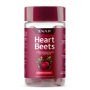 Snap Supplements Hjerte Beets Organic Beet Root Gummies, Cardiovaskulær støtte Supplement for menn og kvinner, Pomegranate, Rød Spinat, hjerte helse og sirkulasjon støtte, sukker gratis, Cherry, 60 Gummies