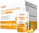 Magnesium Citrat flytende magnesium Drikk Oral løsning med vitamin, sink og natrium Bromelain, essensielt magnesium Supplement støtte immunologisk, bein helse og zzz, Pineapple Flavor, 10 Fl Oz