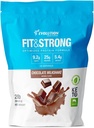 Evolution Advance Nutrition Fit & Strong - ren Whey Protein Powder med BCAA, 100% Grass-Fed, rask absorbering og rask sammensmelting for optimal muskelgjenvinning, naturlig flavor – 2 pund (Chokolate)