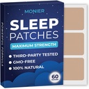 Søvnlapper for voksne ekstra styrke | Enkel å bruke søvnpatch med Melatonin & Valerian | Relax & Wake Up Forfriskende | Langvarig natt komfort for menn og kvinner | 60 lapper