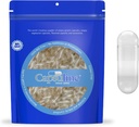 Capsuline Størrelse 000 - Klar tom Vegansk Kapsler - 1000 greve - Tom Veggie Pill Kapsler - DIY Grønnsaker Kapsel Fylling - Tom Caps - Kosher og Halal Certified - Ikke-GMO Certifisert