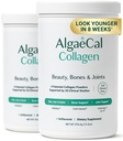 ALGAECAL collagen - 4 klinisk støttede peptider VERISOL®, FORTIGEL®, UC-II®, FORTIBONE®, Anti-Aging Hydrolysert collagenpulver, 60 serveringer, laget i USA