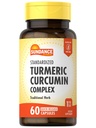 Sundance Turmeric Curcumin Complex | 60 Quick Release Kapsler | Tradisjonell Herbal Supplement | Ikke-GMO og Glutenfri Formula