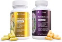 BioAssist® Relieve-Fx + Immune-fx, Recovery Relief Joint Detox Mood Immune Pulmonal Lung støtte tilsetningsfaktorer, ren sertifiserte®, ikke-GMO