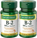 Naturens Bounty, vitamin B-2, 100 mg, 100 tabletter - Pakke med 2