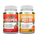 NutriONN Pumpkin Seed Oil Softgels Lycopen Capsules Combo - målrettet støtte for prostate & urin helse