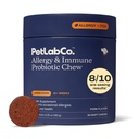 PetLab Co. Allergi og immune daglige probiotika for hunder. støtter Yeast produksjon, sesongallergier, intermittent itchiness, Gut & Digestive helse for store hunder - 30 Chews - emballasje May Vary