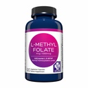 MD Life L-metylfolat 1 mg Supplement - Professional-Grade Active L-metylfolat Supplement - 90 kapsler - L-metylfolat 1 mg - Maksimal styrke MTHFR W / Essentielle Aminosyrer