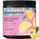 KEY NUTRIENTS Multivitamin Electrolytes pulver Ingen sukker - fersk rosa sitronade elektrolytt pulver - utholdenhet og energi supplement - Hydration pulver - Ingen kalorier - 90 serveringer - laget i USA