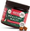 Premium Hunde Multivitamin Supplement (170 Chews) - Måltid Multi - med CoQ10 - Probiotika - Pumpkin - Immune Support - Fremmer bedre felles mobilitet - Sunn hud & Coat - Laget i USA