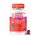 SmartyPants Kids Probiotic & Prebiotic Gummies for Digestive Helse: Gut Health Supplement, klinisk studert prebiotika for immunstøtte, Grape, 60 Count (30 dagers forsyning)
