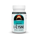 Kilde Naturals L-Lysine Free Form -Amino Acid Supplement støtter energiformasjon og kollagen* - 500 mg-50 tabletter