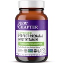 Ny kapittel Avanserte perfekte prenatal vitaminer, 192ct, laget med organiske, ikke-GMO ingredienser for sunn baby og mamma - folat (Metylfolat), hele maten fermentert jern, vitamin D3 + Ginger