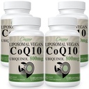 Liposomal CoQ10 800mg Ubiquinol Softgel, Max absorpsjon Ubiquinol Coenzym Q10, Ubiquinol CoQ10 Supplement for antioksidant, hjertefunksjon og energiproduksjon, ren CoQ10 800mg, 240 Vegan Softgels