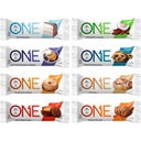 Ene proteinbarer, Sampler Variety Pack, Glutenfri med 20g protein og 1g sukker, Pantry Staples, 2,12 oz (8 greve)