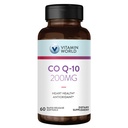 Vitamin World CoQ10 200 mg Softgels, Coenzym Q10 kosttilskudd for antioksidant støtte, hjerte helse og energi produksjon, Glutenfri, 60 Rapid Release Softgels