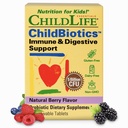 KILDLIFE ESSENTIALS Barnebiotika Immune & Digestive Support - Barneprobiotika, Probiotika for barn og barn, Barn Chewable Probiotic for Gut Health - Natural Berry, 30 Chewable Tabletter