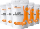 BulkSupplements.com N-Acetyl Glukosamin pulver - NAG pulver, Glukosamin 750 mg, Glukosamin Supplement - Glukosamin pulver, Glutenfri, 750 mg per servering, 5kg (11 lbs) (Pack of 5)