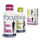 Focus Shots med Trilogine, Hold Sharp, Zero Sugar Energy Boost, Variety Pack, 24 greve (1.93 fl oz), Blackberry, Lemon Lime Flavors
