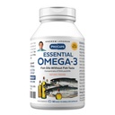 ANDREW LESSMAN Essential Omega-3 Orange - 60 Softgels - Ultra-Pure, høy potens Omega-3 oljer. Høy DHA, ingen mage-upset, ingen kontaminanter, ingen Mercury. Små lett å svelge Softgels
