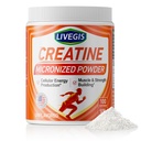 Kreatin, Kreatin Monohydrat Keto Vennlig, Unflavored - Støtte Muskler, Cellular Energi og Kognitiv - 17.63 Oz(500g) - 100 Services (500g)