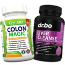 Colon Cleanse & Liver Cleanse Detox Support Supplement - Naturlig Bowell Cleanser piller for intestinal bloating & daglig healing relief - Melk Thistle Dandelion Caps & Aid Gallbladder Supplementer