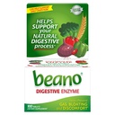 Beano Digestive Enzyme, Forebyggende gass relief for voksne, bidrar til å hindre gass og blomstring, 100 tabletter