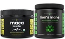 NutraChamps Organic Maca & Organic Lion's Mane pulver