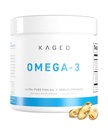 Kaaged Omega 3 Fish Oil Supplement, 3000 mg Omega 3 fettsyre med EPA & DHA, Ultra-Pure, Ingen fisk Burps, 60 piller