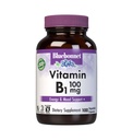 Blåbonnet Vitamin B1 100 mg - Mood Support og energivitaminer for kvinner og menn * - Thiamin HCl - Ikke-GMO, Vegan, Kosher, Glutenfri - Soja og Dairy-Free - 100 Grønnsaker Kapsler, 100 dagers forsyning