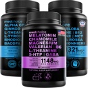 Med CHOICE Sleep Melatonin (90ct) og Nootropic Brain (120ct) Supplement Bundle - Velvære Duo for søvn, hjerne, fokus og Mood Support - Vegansk, ikke-GMO, Glutenfri