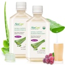 AloeCure USDA Organic Aloe Vera Juice Grape Flavor, laget innen 12 timers høst - ren aloe Vera Digestive & Immune Helse Supplement, hjelper opprettholde balansert magesyre, 16,7oz x 2 Btls