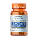 Puritans Pride Lactase Enzyme, Melk og Dairy Digestant, Diett Supplement Støtte for Digestion, og Cellular Energy Support, 40 dagers forsyning, 120 Softgels