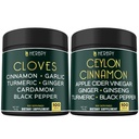 Bundle 7in1 Cloves Supplement & 6in1 Premium Ceylon kanel kosttilskudd