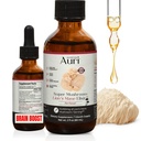 Auri Lion's Mane Liquid Elixir - Brain Supplements for minne og fokus med funksjonelle mushrooms - Lions Mane Supplement - Full Spectrum Lion's Mane Extract - Ingen GMO, Vegansk Mushroom Tinktur